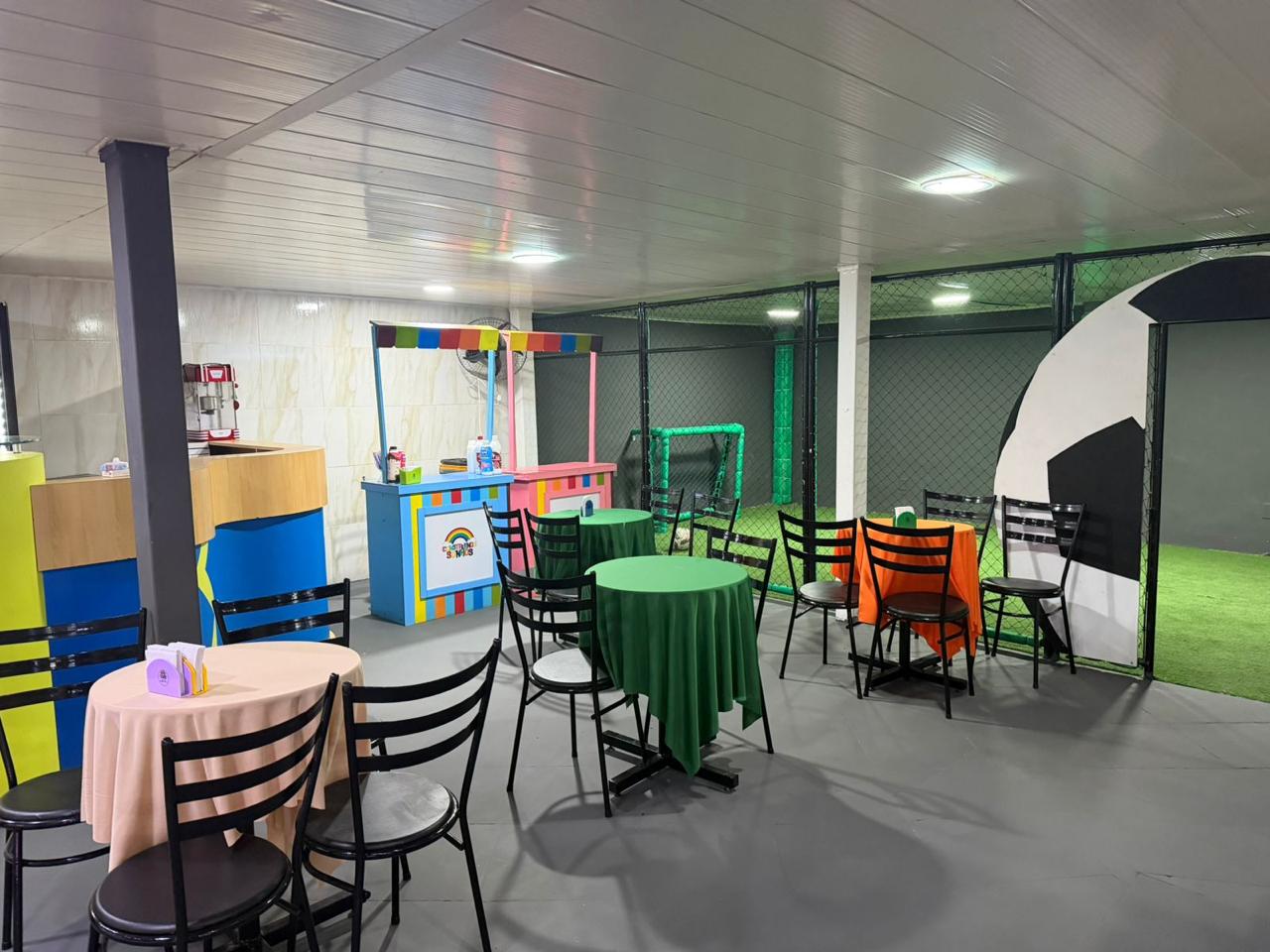 Espaço decorado da Construindo Sonhos